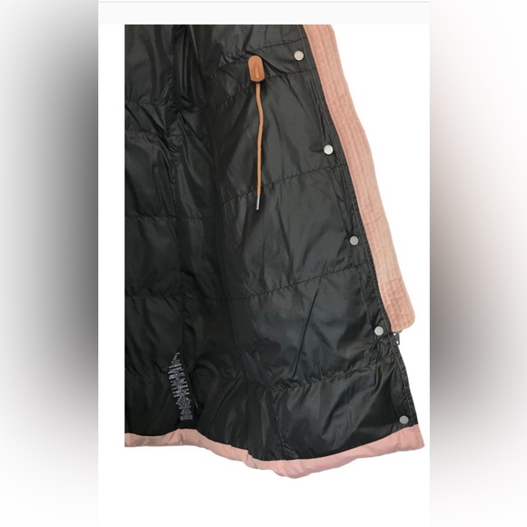 NWT COACH Long Puffer Coat with Faux Shearling  - Pink, Small - Picture 5 of 8